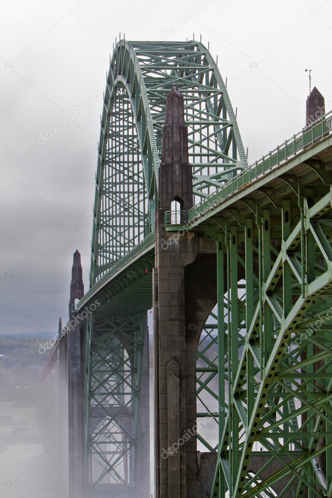 Misty bridge