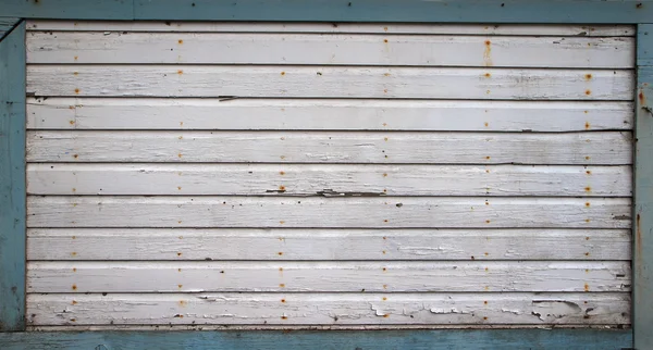 組み立てられたブルーグレー風化の壁 — ストック写真