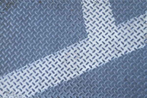 Malowane wzory stalową pokrywę — Zdjęcie stockowe