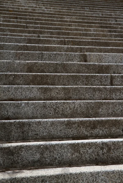 Granit merdiven karanlık — Stok fotoğraf
