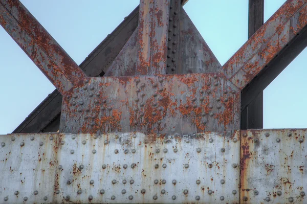Sección de puente oxidado —  Fotos de Stock