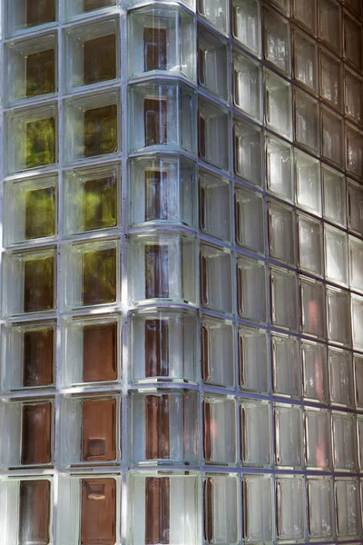 Parede de vidro verde — Fotografia de Stock