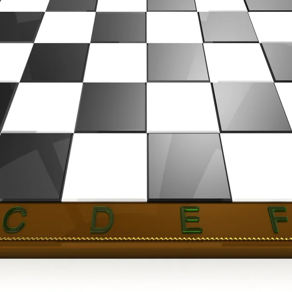 マクロ チェス盤 — ストック写真