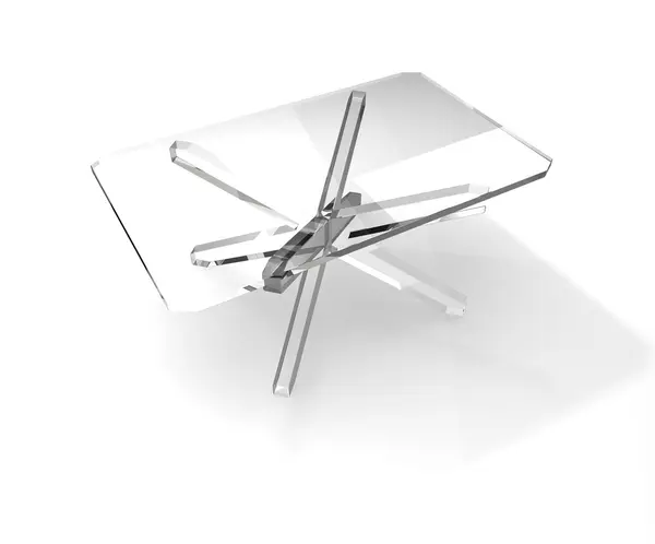 Glass table — Stock Photo, Image