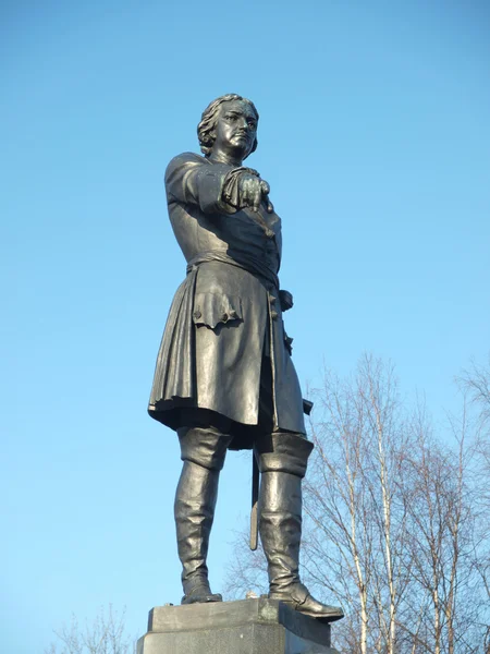 MONUMENT TO TSAR PETER THE GREAT — Stock Photo, Image