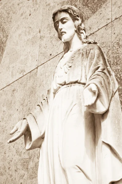 Sten staty av jesus — Stockfoto