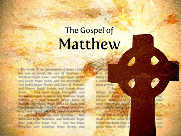 Evanghelia după Matei — Fotografie, imagine de stoc