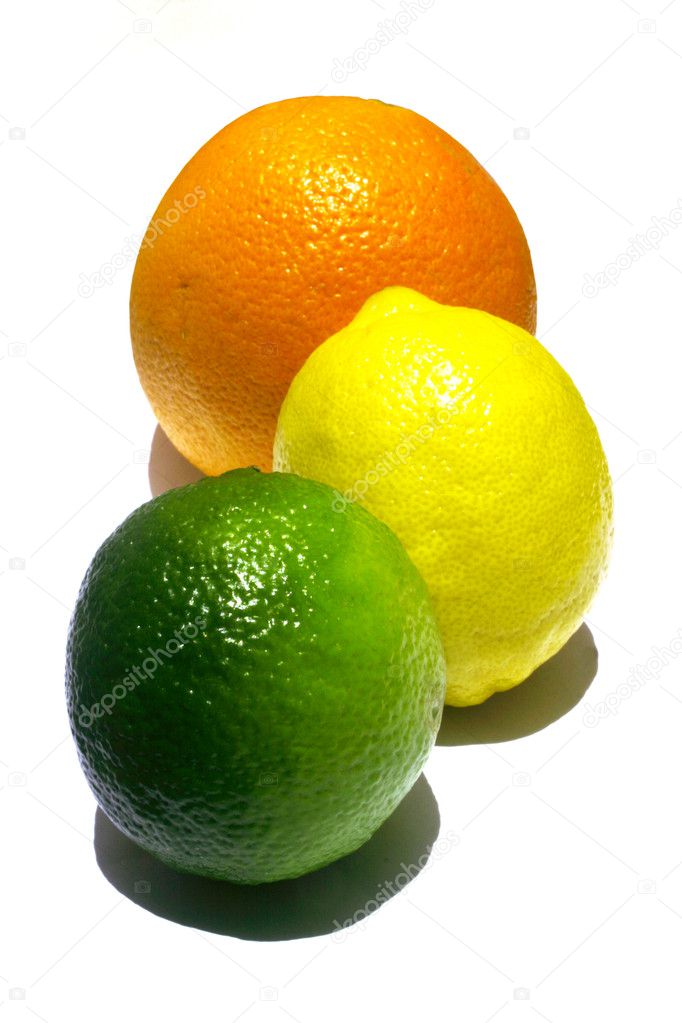 Lime, Lemon and Orange