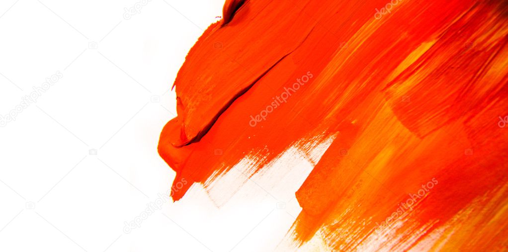 Red Paintbrush Texture