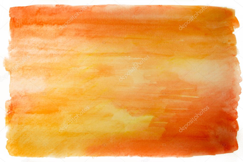 Red and Yellow Water Color Paint Texture