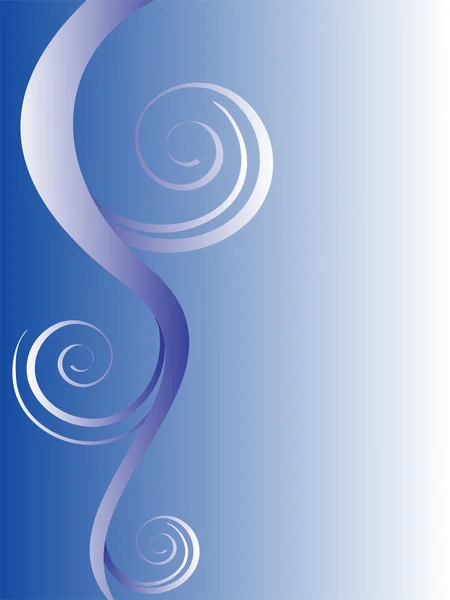 Floral bleu — Image vectorielle
