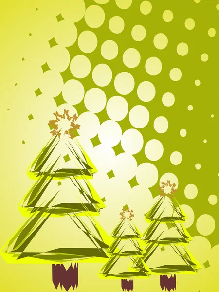 Christmas trees — Stock Vector