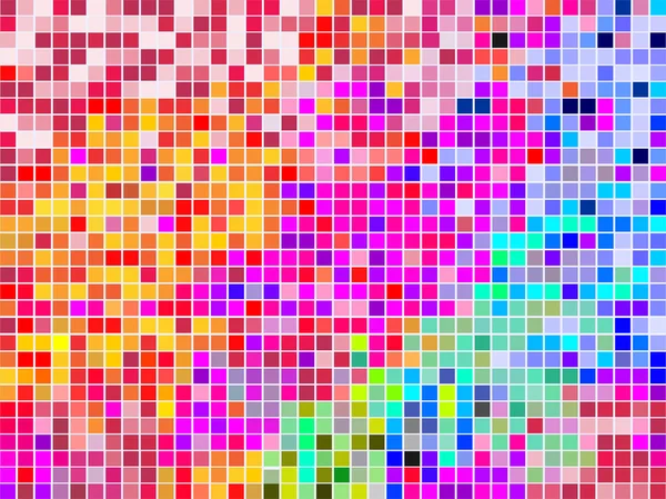 Mosaik cuadrado colorido — Vector de stock