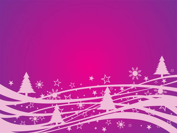 Scène hiver / Noël — Image vectorielle