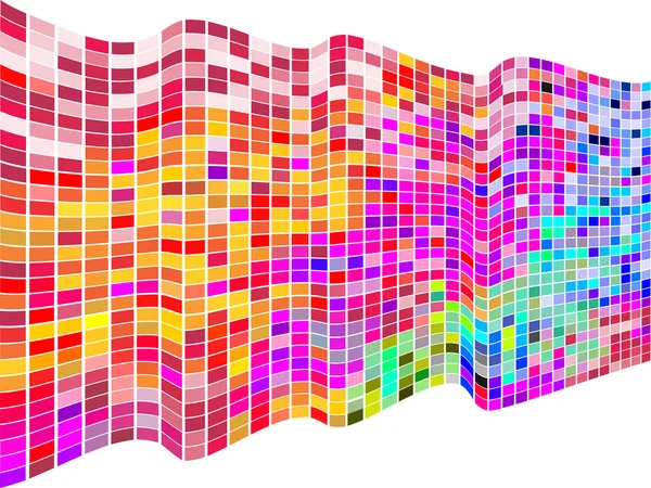 Kleurrijke vierkante achtergrond — Stockvector