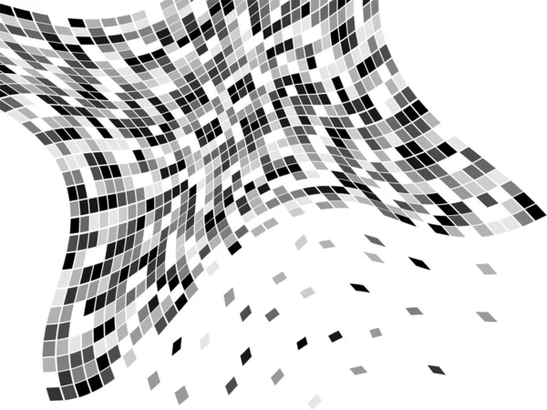 Mosaïque carré abstraite — Image vectorielle
