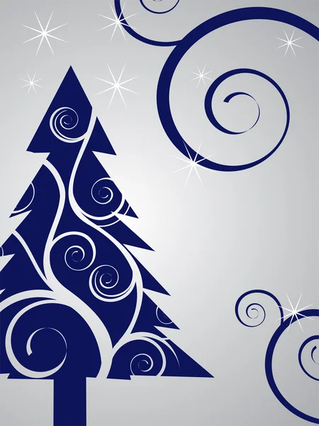Elegante árbol de Navidad — Archivo Imágenes Vectoriales