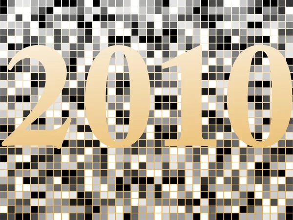 Nuevo año 2010 — Vector de stock