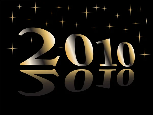 Nieuwjaar 2010 — Stockvector