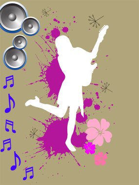 Model silhouette clipart