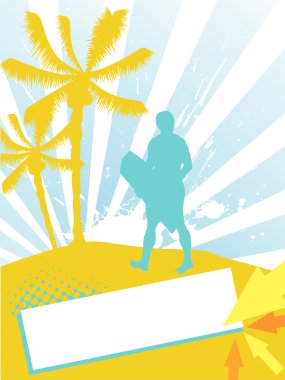 Summer - sport background clipart