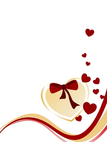 Valentýnské srdce — Stockový vektor