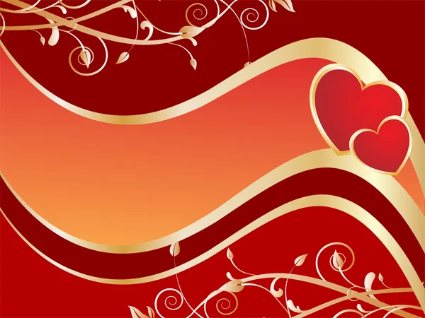 Carte Valentines — Image vectorielle