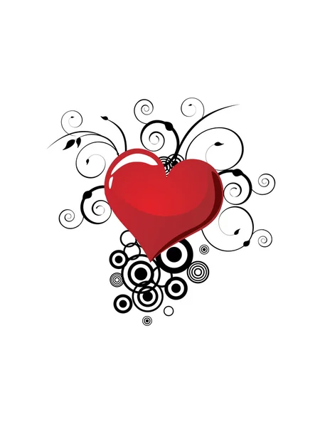 Valentine's hart — Stockvector