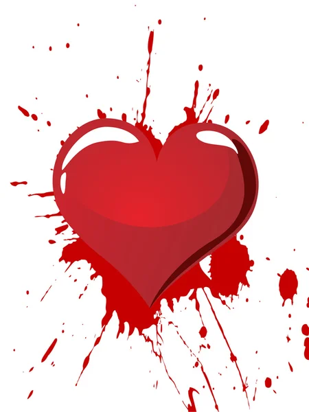 Alla hjärtans hjärta — Stock vektor