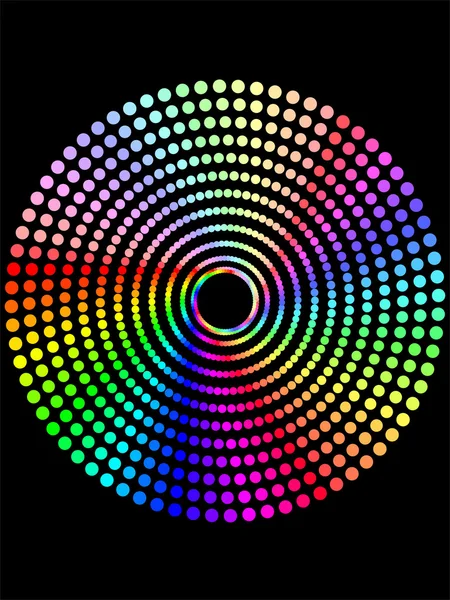 Rainbow dots — Stock Vector