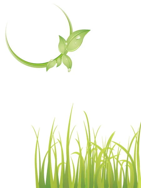 Zielona łąka — Wektor stockowy