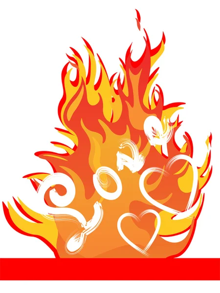 Гарячі любові — стоковий вектор