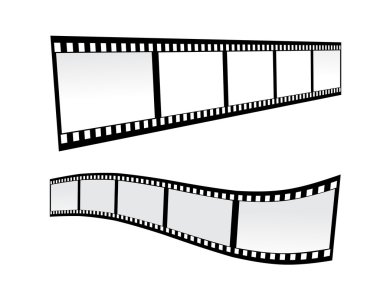 Simple film stripe clipart