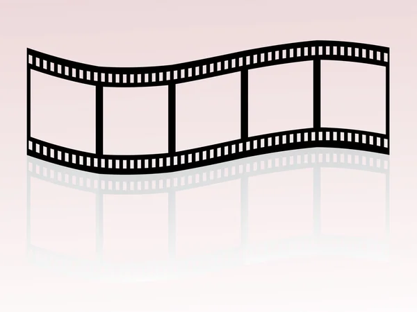 Listra de filme simples — Vetor de Stock