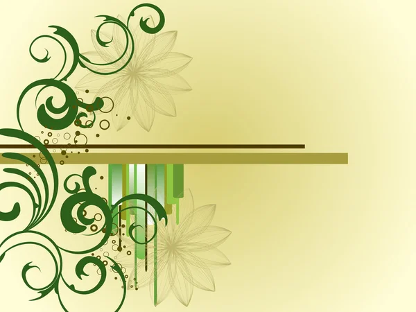Design floral coloré — Image vectorielle