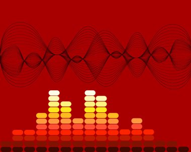 Sound waves clipart