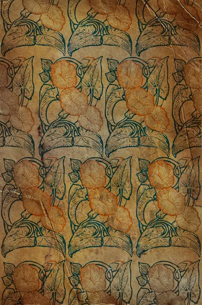 Antique motif de papier peint lis — Photo