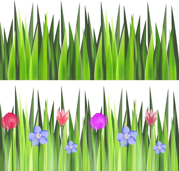 Grass on a meadow — Stock Vector