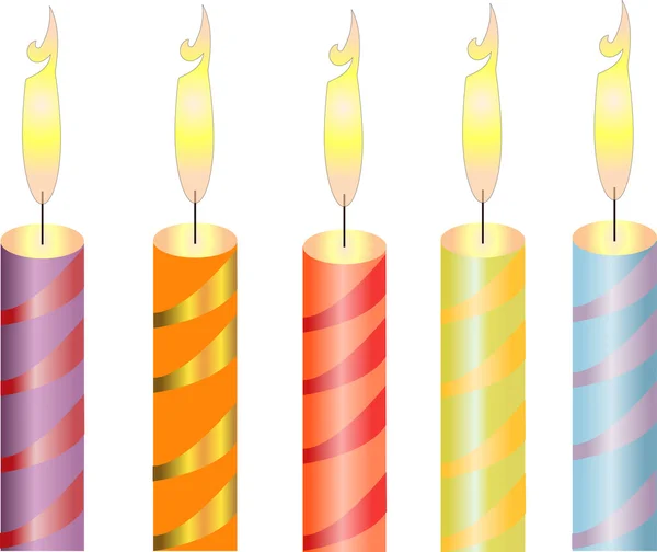Candles, object — Stock Vector