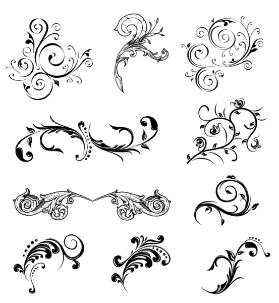 ᐈ Fioriture stock vectors, Royalty Free fioriture illustrations ...