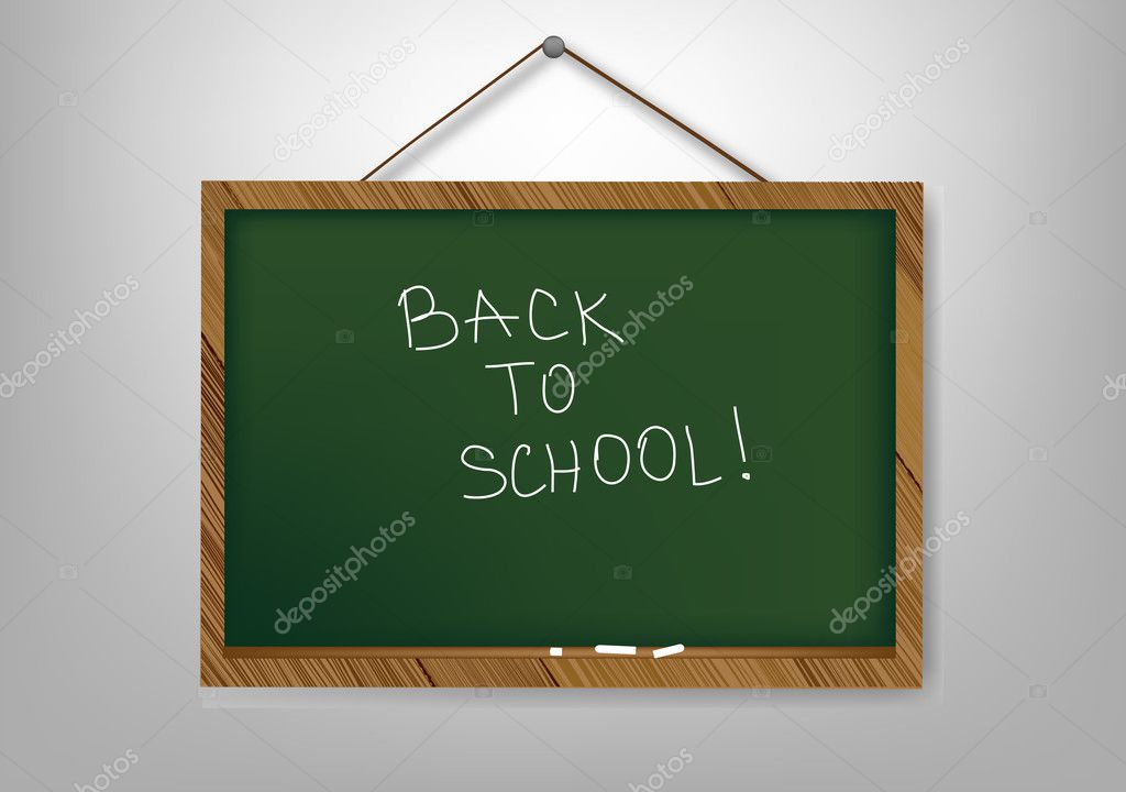 Empty School Board For The Writing A Chalk Stock Vector C Emaria 3720206 - school whiteboard bloxburg poster school board roblox