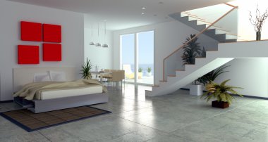 Modern interior clipart