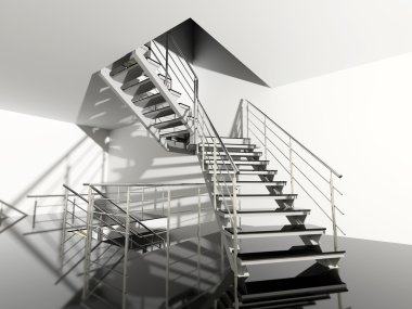 Modern stair clipart