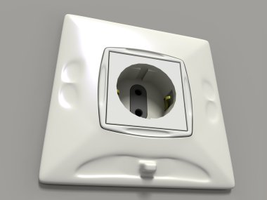 Electrosocket (3d oluşturulan görüntü)