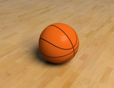 Basketball items clipart