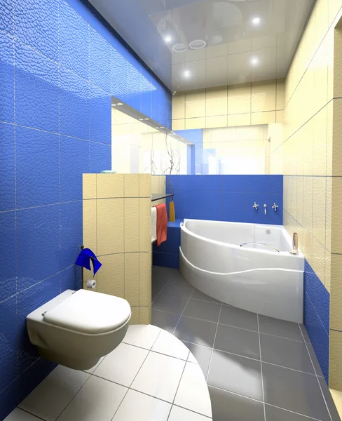 Interior WC moderno — Fotografia de Stock