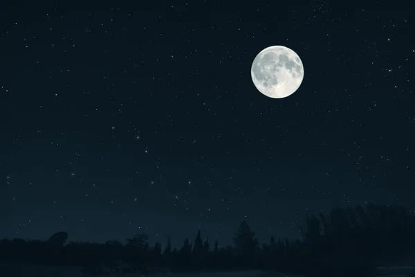 月球景观 — 图库照片