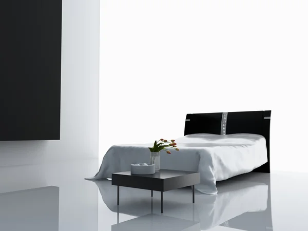 Camera da letto moderna Interno — Foto Stock