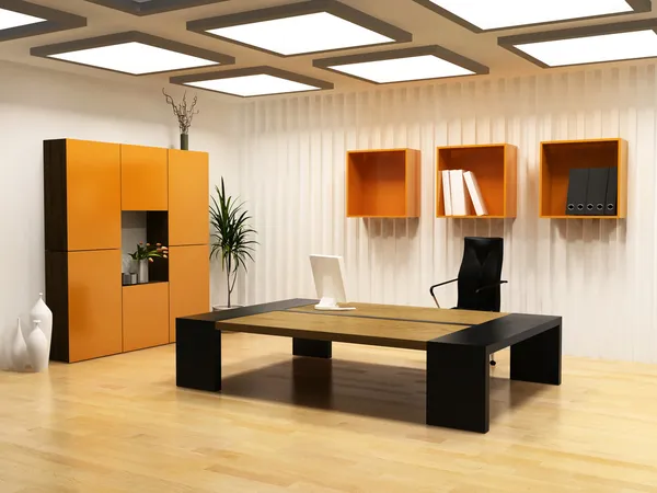 Modern cabinet interior — Stock Photo, Image