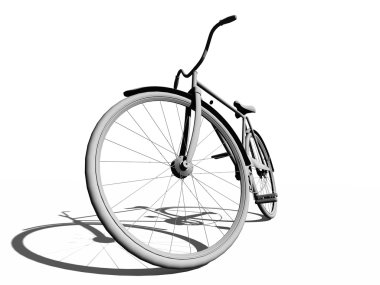 Classic bicycle clipart